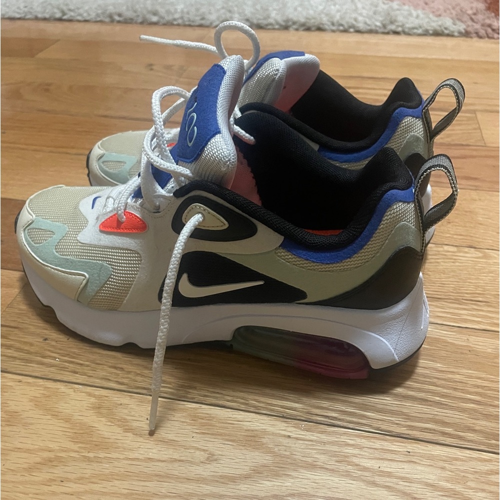 Nike Air Max 200 Blue Black and Orange size 5.5y